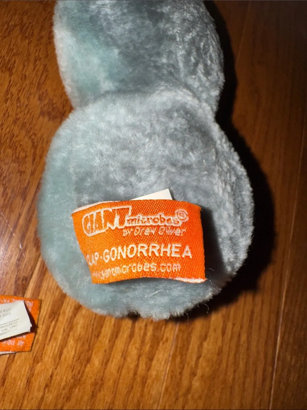 Giant Microbe The Clap Gonorrhea & Herpes STD VD Virus Stuffed Plush Bundle of 2